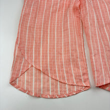Load image into Gallery viewer, Girls SANA SAFINAZ, lightweight cropped pants, elasticated, Inside leg: 30cm, EUC, size 6-7,  