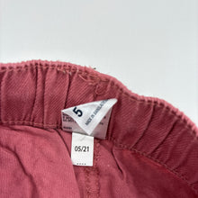 Load image into Gallery viewer, Girls Anko, pink lyocell / linen / cotton pants, elasticated, Inside leg: 38.5cm, EUC, size 5,  