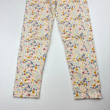 Load image into Gallery viewer, Girls Anko, stretchy floral leggings, Inside leg: 41cm, GUC, size 6,  