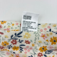Load image into Gallery viewer, Girls Anko, stretchy floral leggings, Inside leg: 41cm, GUC, size 6,  