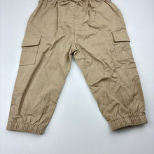 Load image into Gallery viewer, Boys Baby Berry, cotton cargo pants, elasticated, Inside leg: 23.5cm, EUC, size 1,  