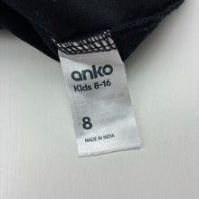 Load image into Gallery viewer, Boys Anko, cotton hooded sleeveless top, skate, GUC, size 8,  