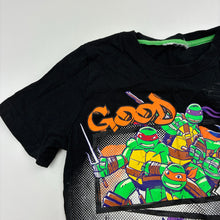 Load image into Gallery viewer, Boys Nickelodeon, TM Ninja Turtles cotton tee / top, no size, armpit to armpit: 31.5cm, GUC, size 4,  