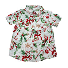 Load image into Gallery viewer, Boys Anko, Christmas cotton short sleeve shirt, EUC, size 4,  