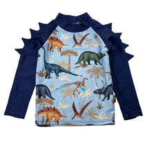 Load image into Gallery viewer, Boys Rock Your Kid, long sleeve rashie / swim top, no size, armpit to armpit: 27.5cm, FUC, size 3-4,  