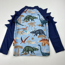 Load image into Gallery viewer, Boys Rock Your Kid, long sleeve rashie / swim top, no size, armpit to armpit: 27.5cm, FUC, size 3-4,  