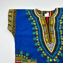 Load image into Gallery viewer, Unisex XJX, colourful cotton top, no size, L: 48cm, armpit to armpit: 42cm, EUC, size 5-6,  