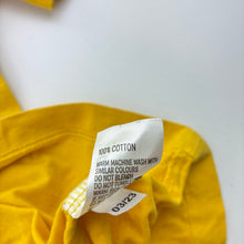 Load image into Gallery viewer, Unisex Anko, yellow cotton tee / top, GUC, size 8,  