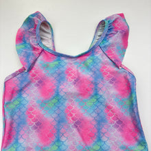 Load image into Gallery viewer, Girls Anko, colourful swim one-piece, mermaid, EUC, size 8,  