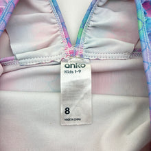 Load image into Gallery viewer, Girls Anko, colourful swim one-piece, mermaid, EUC, size 8,  