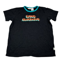 Load image into Gallery viewer, Boys Peter Alexander, black cotton pyjama tee / top, GUC, size 8,  
