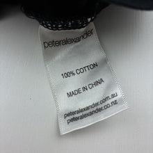 Load image into Gallery viewer, Boys Peter Alexander, black cotton pyjama tee / top, GUC, size 8,  