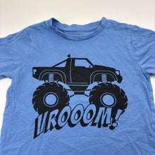 Load image into Gallery viewer, Boys KID, blue cotton tee / top, monster truck, GUC, size 5,  
