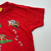 Load image into Gallery viewer, Unisex SOUTHERN HABITAT, red cotton tee / top, Tasmania, GUC, size 4,  
