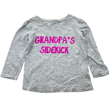 Load image into Gallery viewer, Girls Favourites, grey marle long sleeve tee / top, GUC, size 3,  