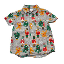 Load image into Gallery viewer, Boys B&amp;L, cotton Christmas short sleeve shirt, GUC, size 2,  