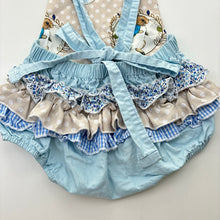 Load image into Gallery viewer, Girls Peter Rabbit, ruffle romper, EUC, size 2,  