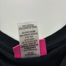 Load image into Gallery viewer, Girls Barbie, black cotton tee / top, EUC, size 8,  