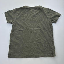 Load image into Gallery viewer, Boys F&amp;F, khaki cotton tee / top, car, GUC, size 6-7,  