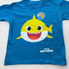Load image into Gallery viewer, Unisex Pinkfong, BABY SHARK cotton tee / top, GUC, size 3,  
