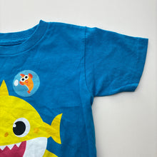 Load image into Gallery viewer, Unisex Pinkfong, BABY SHARK cotton tee / top, GUC, size 3,  