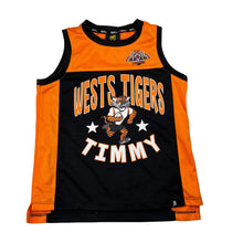 Load image into Gallery viewer, Unisex NRL Supporter, Wests Tigers singlet / tank top, EUC, size 4,  