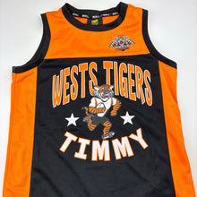 Load image into Gallery viewer, Unisex NRL Supporter, Wests Tigers singlet / tank top, EUC, size 4,  