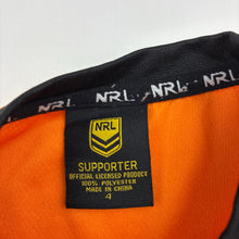 Load image into Gallery viewer, Unisex NRL Supporter, Wests Tigers singlet / tank top, EUC, size 4,  