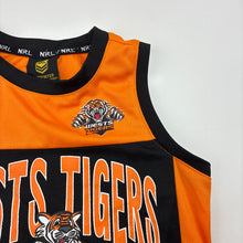 Load image into Gallery viewer, Unisex NRL Supporter, Wests Tigers singlet / tank top, EUC, size 4,  