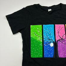 Load image into Gallery viewer, Girls black, cotton tee / top, EUC, size 10-12,  