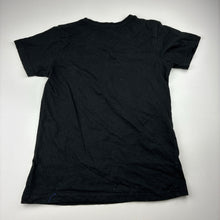 Load image into Gallery viewer, Girls black, cotton tee / top, EUC, size 10-12,  