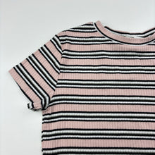 Load image into Gallery viewer, Girls H&amp;M, ribbed stretchy tee / top, EUC, size 11-12,  