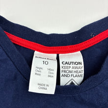 Load image into Gallery viewer, Unisex Brilliant Basics, cotton Christmas pyjama tee / top, EUC, size 10,  