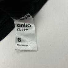 Load image into Gallery viewer, Unisex Anko, black cotton tee / top, EUC, size 8,  
