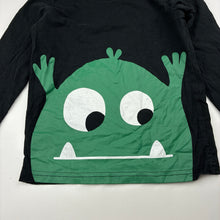 Load image into Gallery viewer, Boys H&amp;M, cotton long sleeve tee / top, monster, GUC, size 3,  