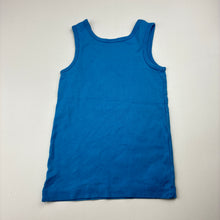 Load image into Gallery viewer, Unisex Target, blue cotton singlet top, GUC, size 2-3,  