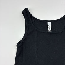 Load image into Gallery viewer, Girls KID, black stretchy sleeveless top, EUC, size 8,  