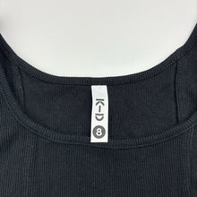 Load image into Gallery viewer, Girls KID, black stretchy sleeveless top, EUC, size 8,  