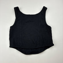 Load image into Gallery viewer, Girls KID, black stretchy sleeveless top, EUC, size 8,  