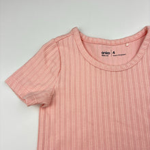 Load image into Gallery viewer, Girls Anko, pink soft feel bodysuit / top, EUC, size 4,  
