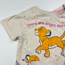 Load image into Gallery viewer, Girls Disney, Lion King cotton tee / top, light mark, FUC, size 3,  