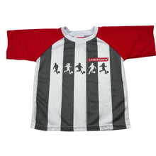 Load image into Gallery viewer, Unisex Little Kickers, football / soccer top, armpit to armpit: 33.5cm, GUC, size 3-4,  