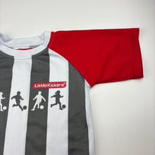 Load image into Gallery viewer, Unisex Little Kickers, football / soccer top, armpit to armpit: 33.5cm, GUC, size 3-4,  