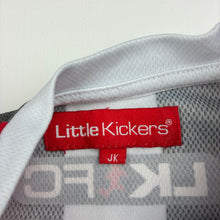 Load image into Gallery viewer, Unisex Little Kickers, football / soccer top, armpit to armpit: 33.5cm, GUC, size 3-4,  