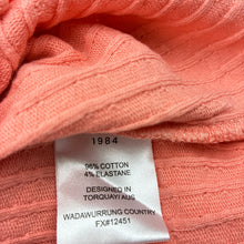Load image into Gallery viewer, Girls GHANDA, ribbed knit short sleeve top, small mark, FUC, size 10-11,  