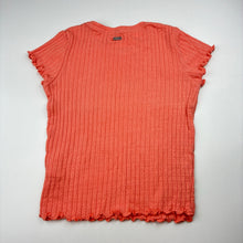 Load image into Gallery viewer, Girls GHANDA, ribbed knit short sleeve top, small mark, FUC, size 10-11,  