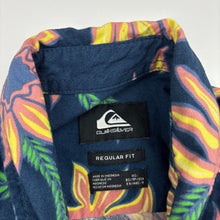 Load image into Gallery viewer, Boys QUIKSILVER, lightweight short sleeve shirt, small mark lower front, FUC, size 8,  