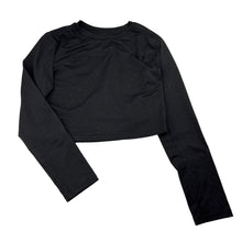 Load image into Gallery viewer, Girls SHEIN, soft feel cropped long sleeve top, EUC, size 9,  
