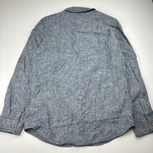 Load image into Gallery viewer, Boys Target, linen / cotton long sleeve shirt, EUC, size 10,  