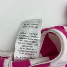 Load image into Gallery viewer, Girls Ollie's Place, stretchy striped dress, GUC, size 2, L: 50cm